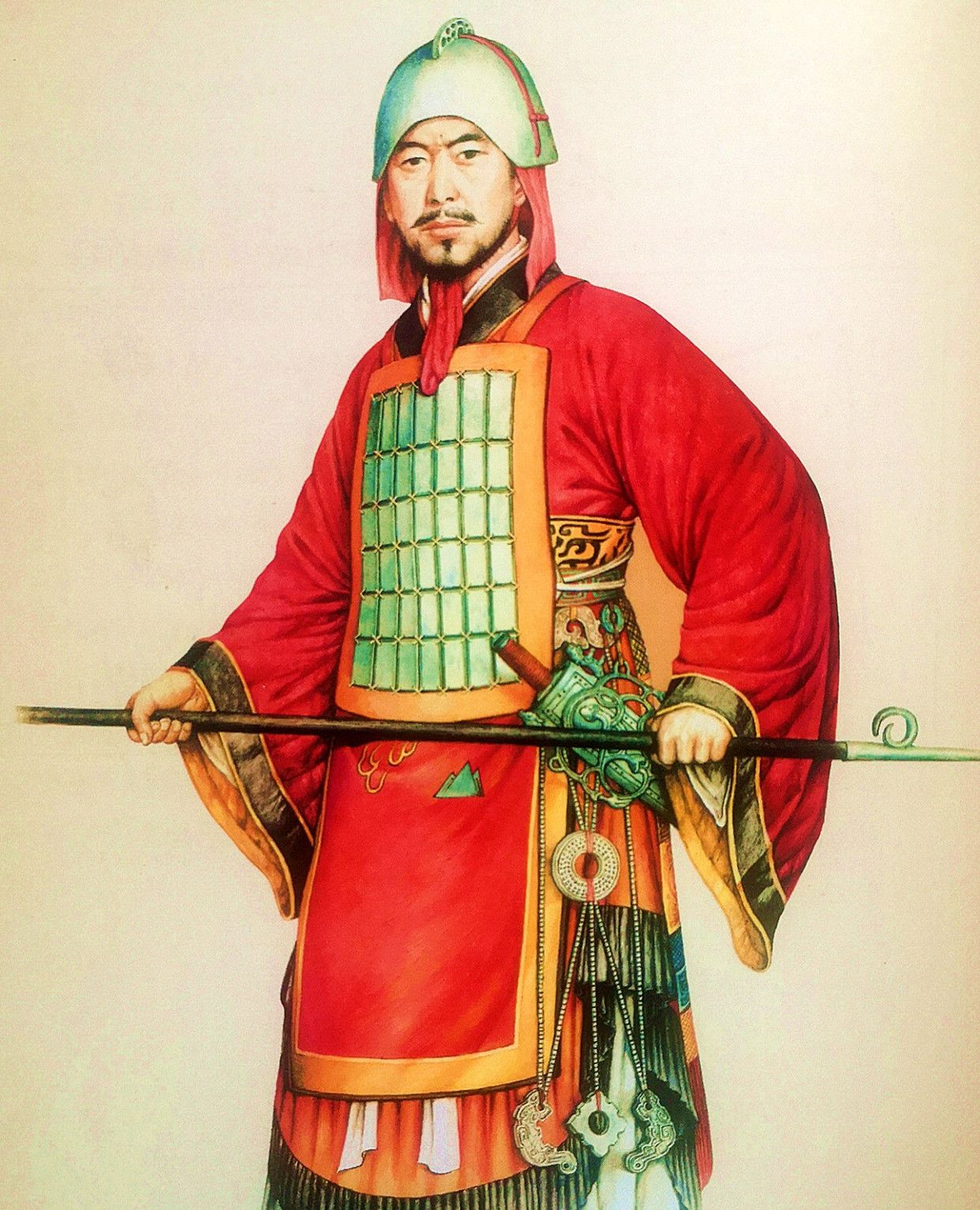 1 / 19 西周武士复原图