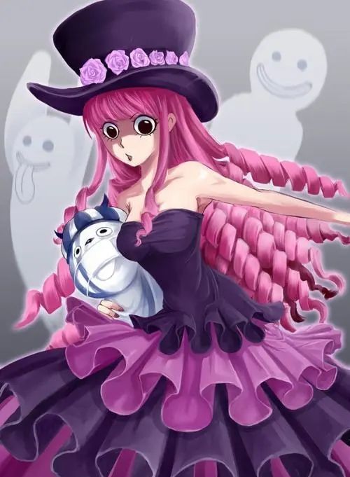 海贼王中,鬼魂女佩罗娜的专场