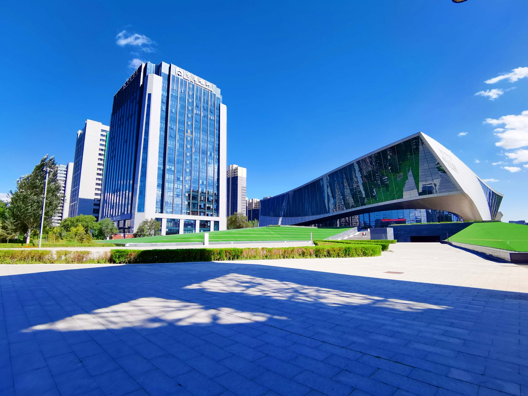 内蒙古美术馆及附近建筑,原创拍摄