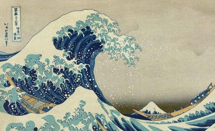 日本浮世绘大师北斋画了无数海浪，这幅图对西方绘画影响深远|富士山|浮世绘|海浪_新浪新闻