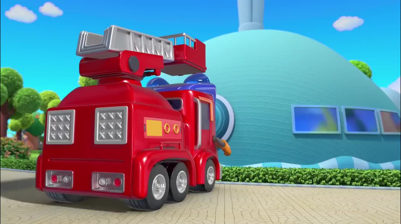 百变校巴歌德完成了灭火任务还救出了抱抱龙和逗逗