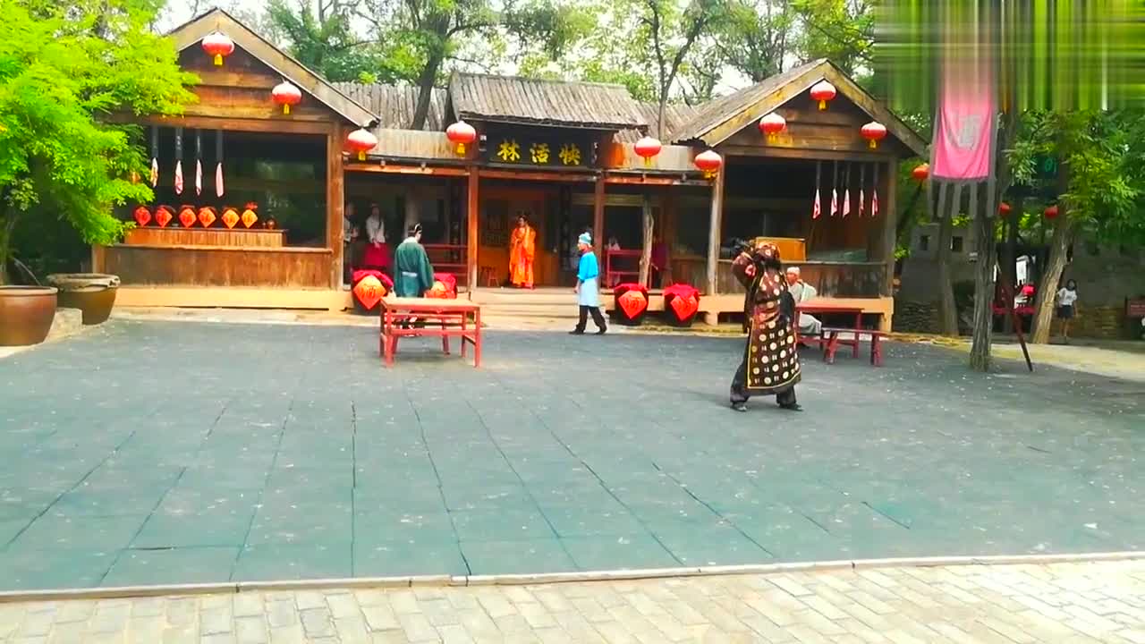 大型古装情景剧 武松醉打蒋门神 打斗场面震撼人心