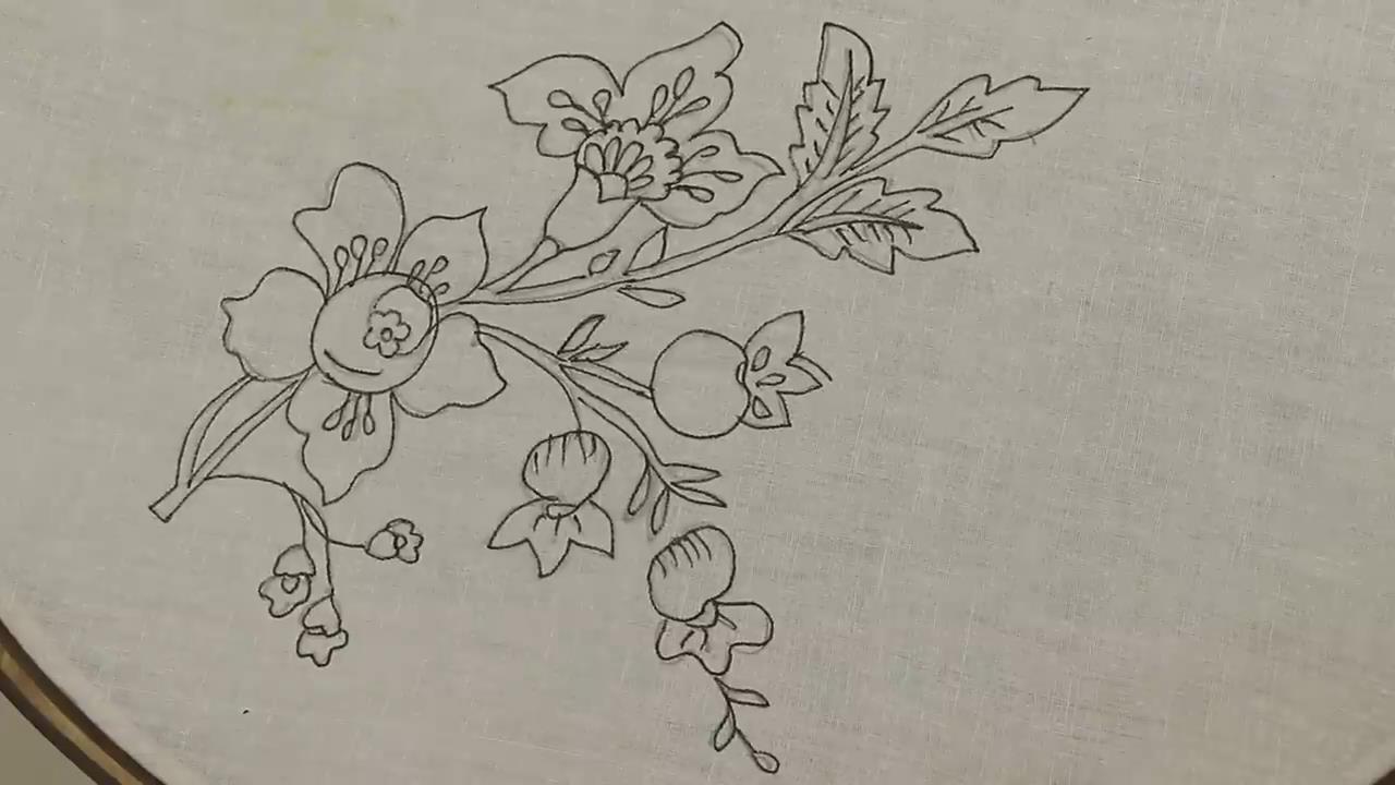 手工刺绣作品,带你学习如何刺绣美丽又简单的花朵!_高清图集_新浪网