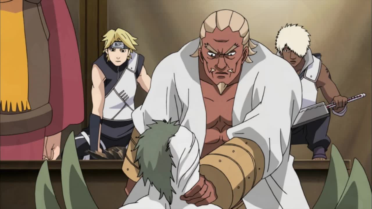 白绝话没说完就让雷影秒了,雷影破墙而出,达鲁伊还尴尬道歉