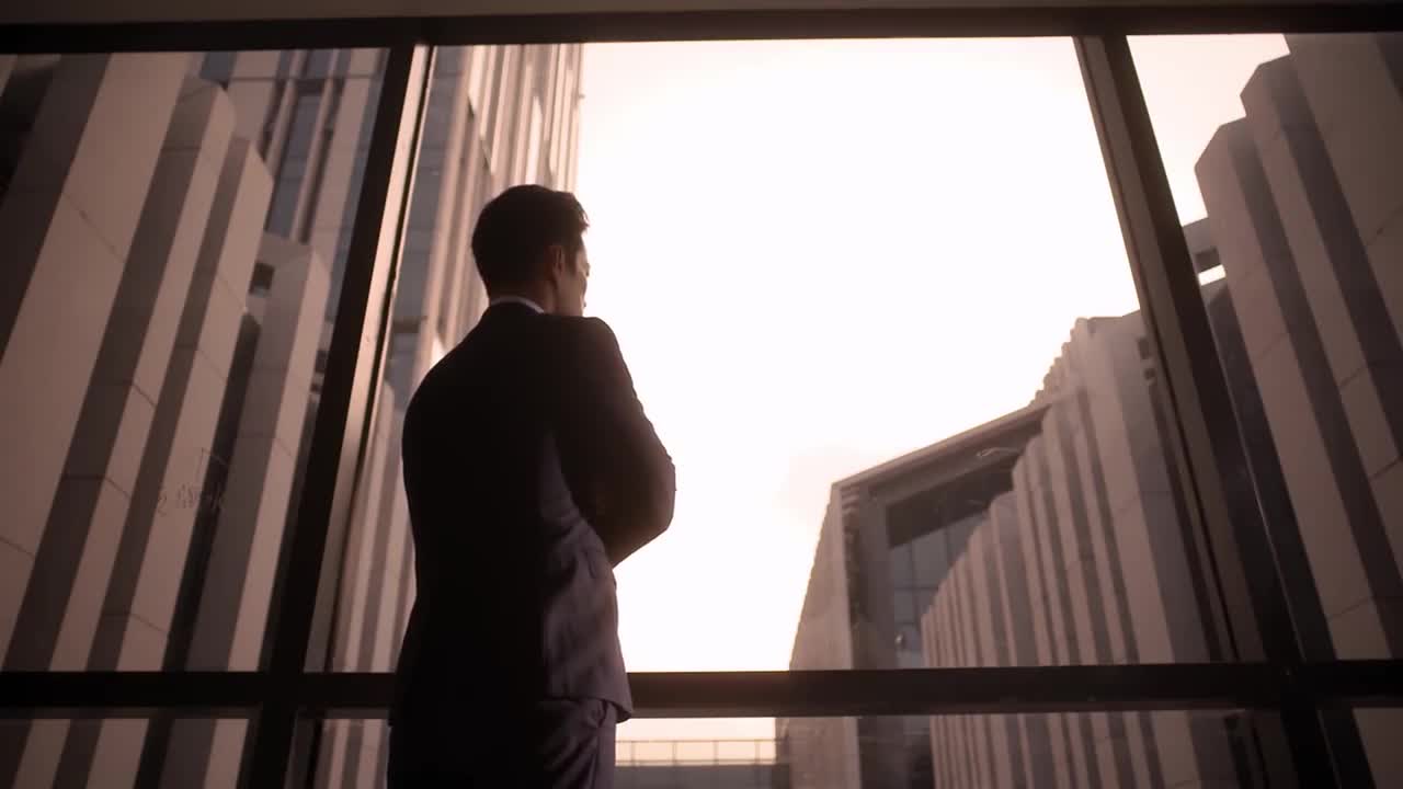 帅哥站在窗户边,助理走来,告诉他帅哥去了毛里求斯