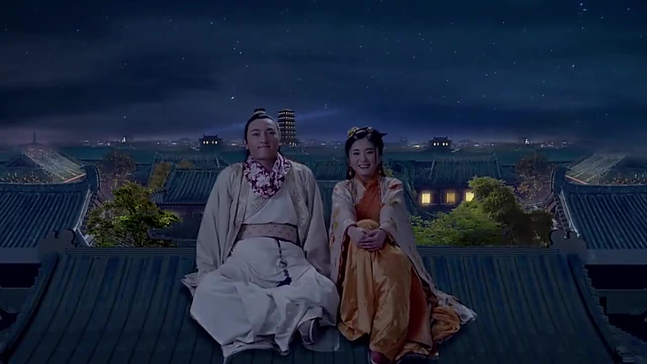 穿越女和丈夫在屋顶看星星,不料看见流星,好浪漫