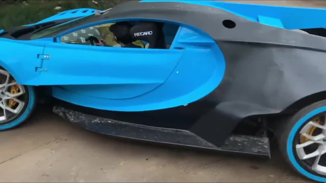 小伙自制布加迪跑车,前进倒退来 综合搜索 - 新浪汽车