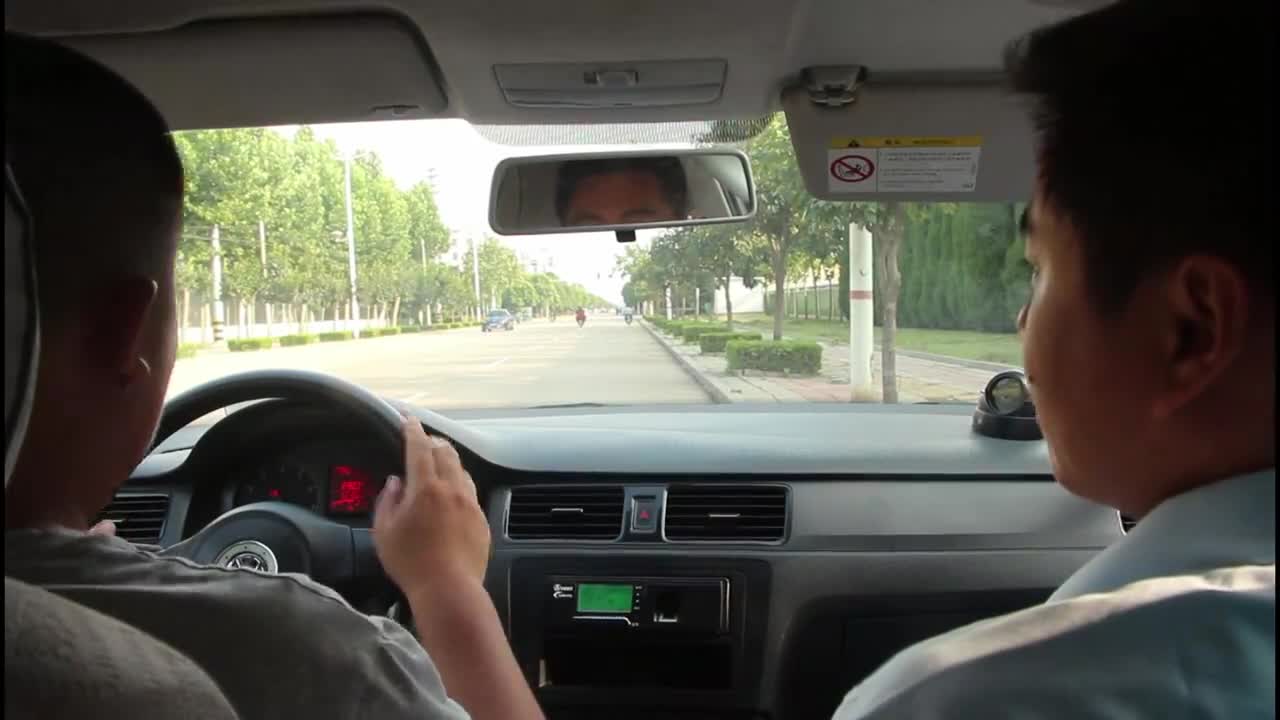 科目三考试车真实语音播报学员精准操作教练这次很好