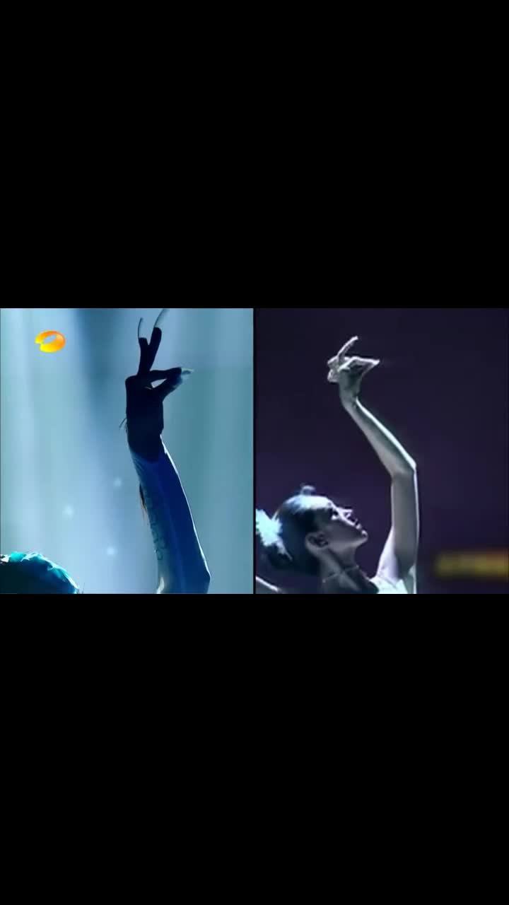 印小天模仿杨丽萍跳孔雀舞,手部动作差太多,没有满分_手机新浪网