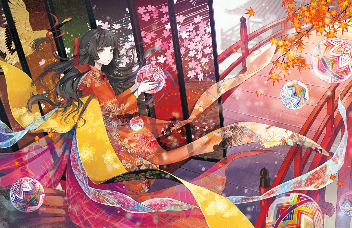 精美的动漫壁纸:来自异次元的美少女,娇小玲珑,仙气十足!