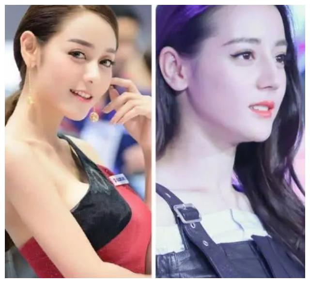 迪丽热巴的"孪生姐妹"?车模小姐姐撞脸热巴,真爱粉才能分得清