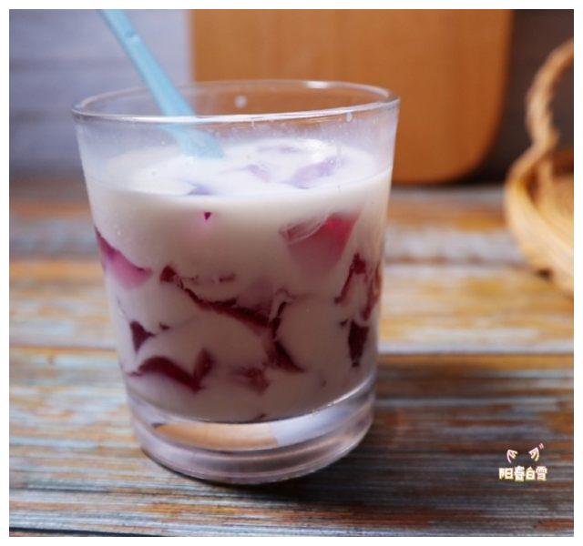 网红葡萄撞奶简单易学大人孩子都爱吃