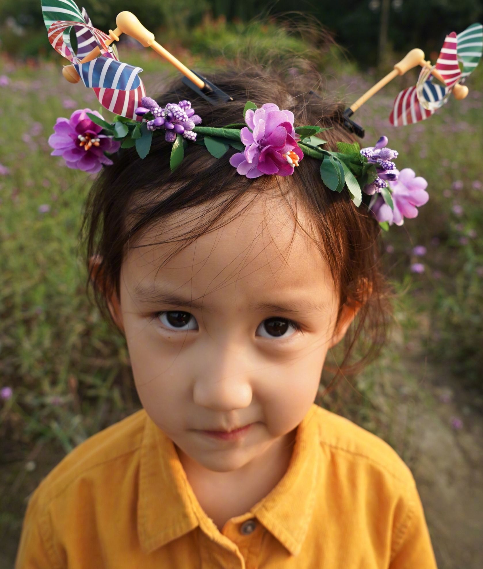 黄磊小女儿太美了,随便拍的生活照堪比写真!