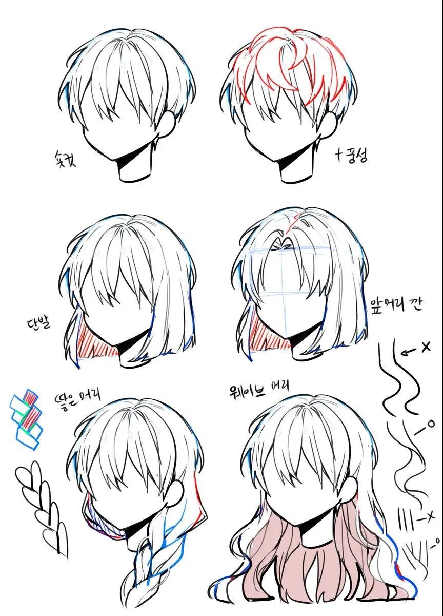 绘画教程韩国画师kkana的日常绘画过程图参考