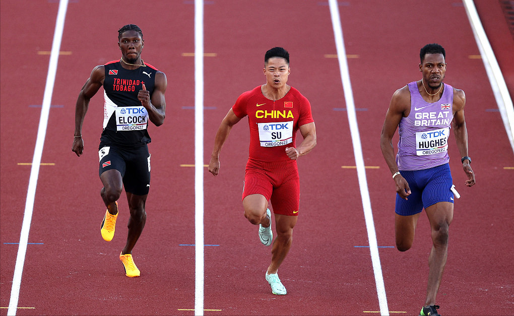 恭喜苏炳添!世锦赛10秒15拒遭爆冷:千分之三秒优势力压英国名将