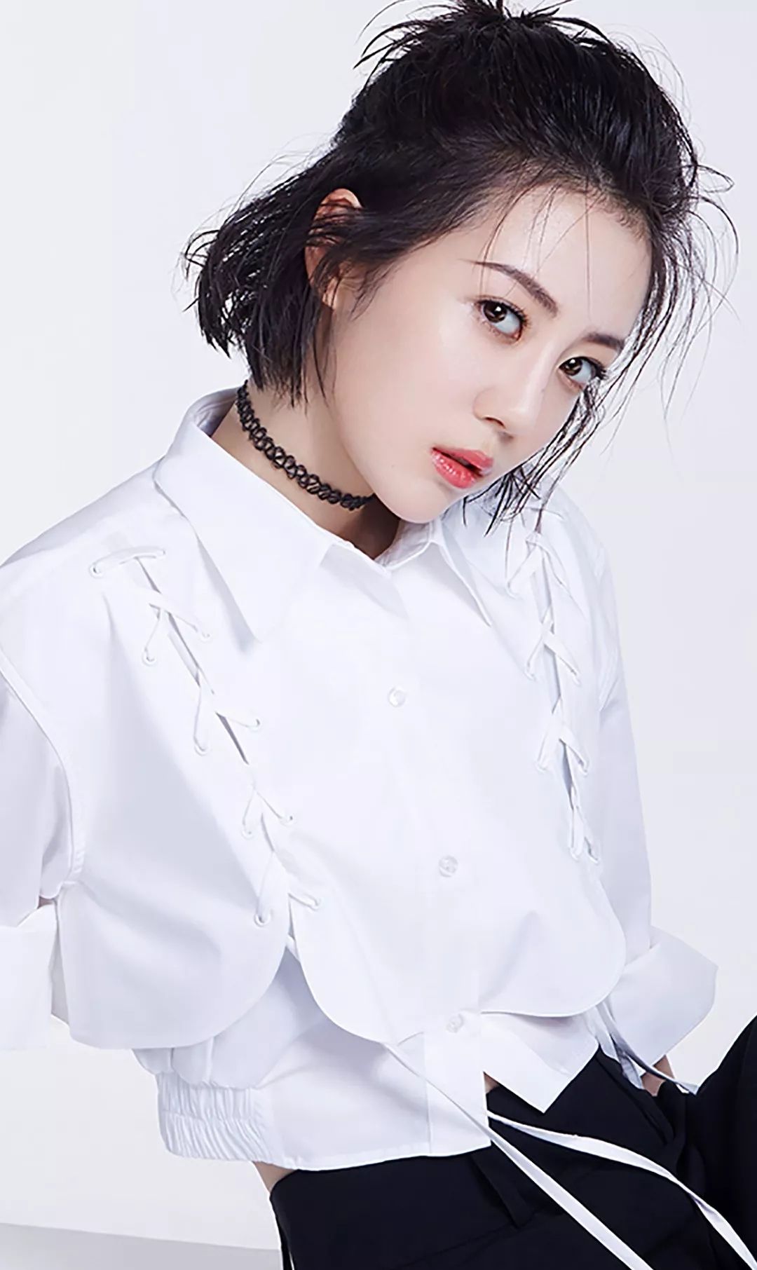 李溪芮,短发小仙女,清纯靓丽,可爱迷人