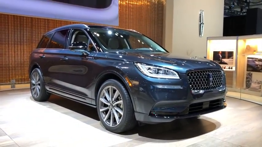 【深度实拍展示】2020林肯航海家awd280hp飞行蓝色金属外观内饰