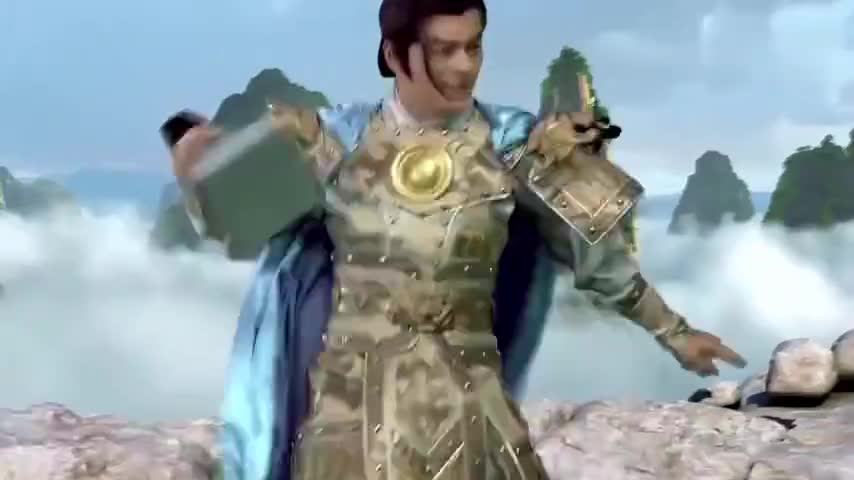 姜子牙劝殷郊回头他不听,还用翻天印对付子牙,结果死的真是惨啊