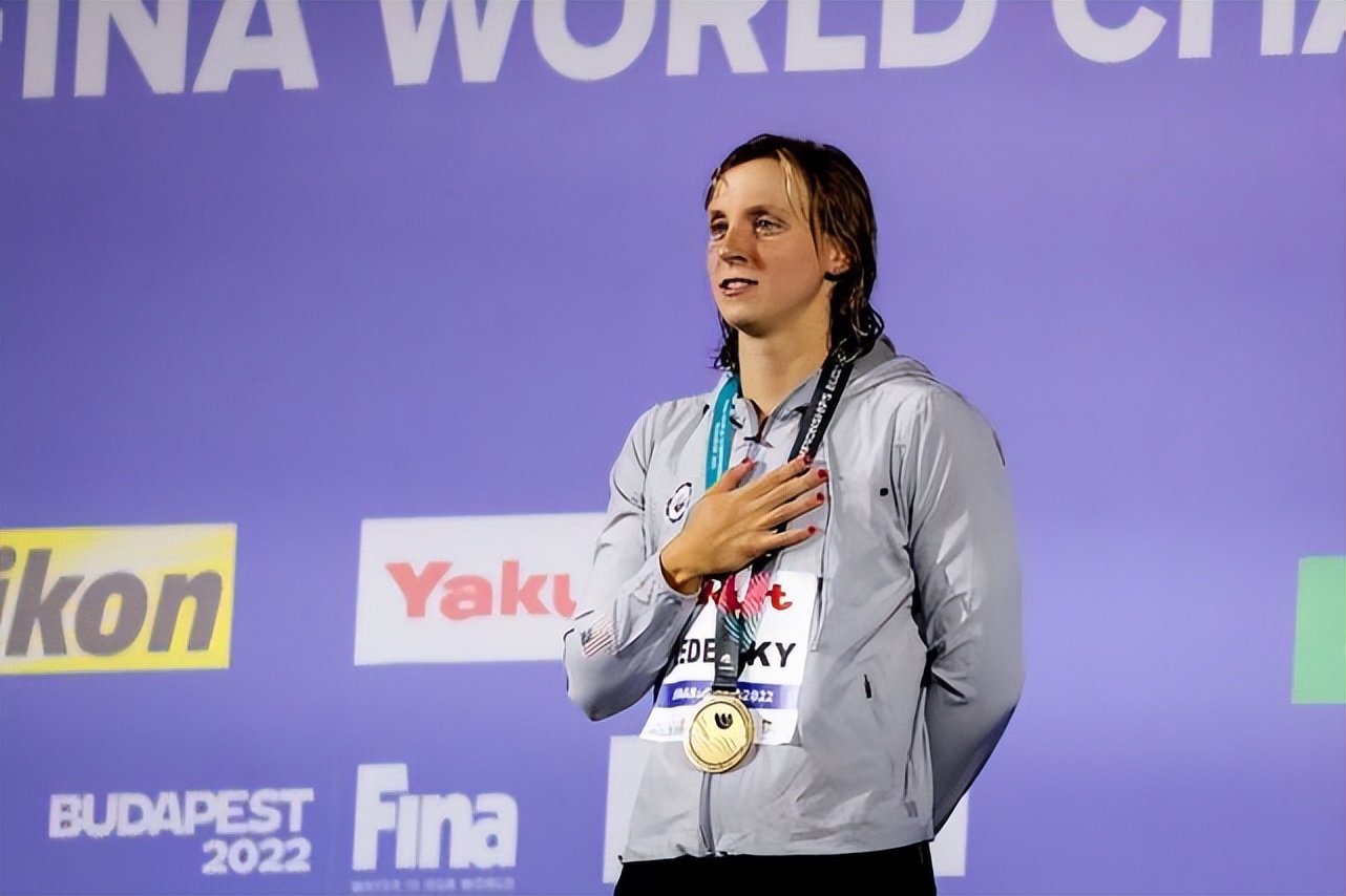 世锦赛18金莱德基无愧金牌收割机女子泳坛历史第一人