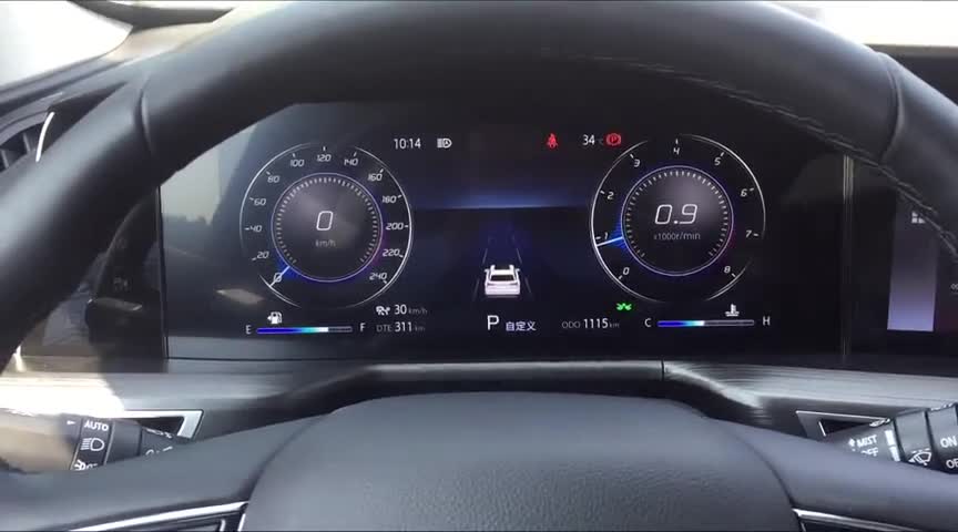 长安cs75plus的液晶仪表盘和其他车还不太一样