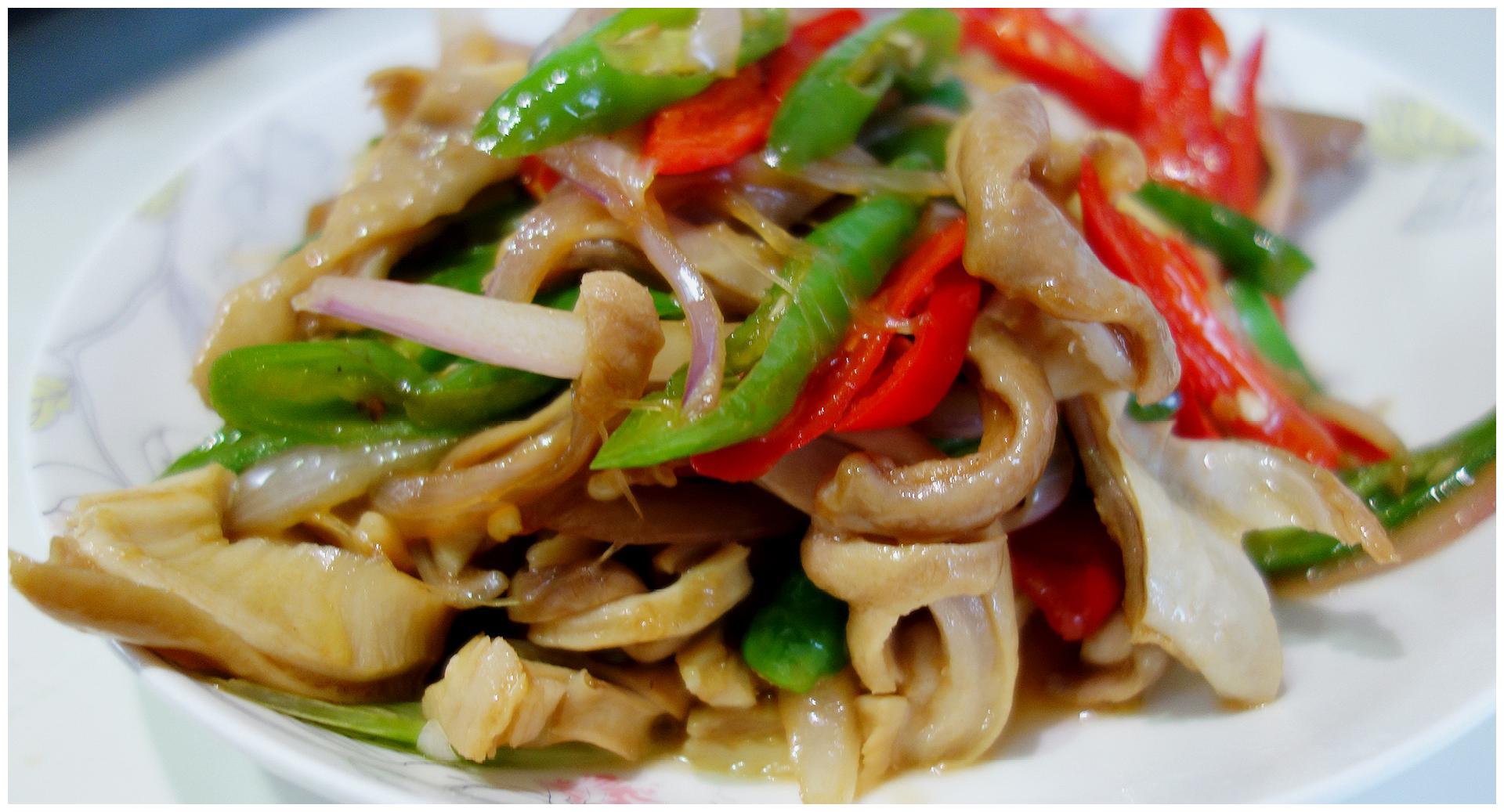 教你营养好吃的酸菜炒猪肚条,美味解馋很过瘾,孩子们都抢着吃|肚条