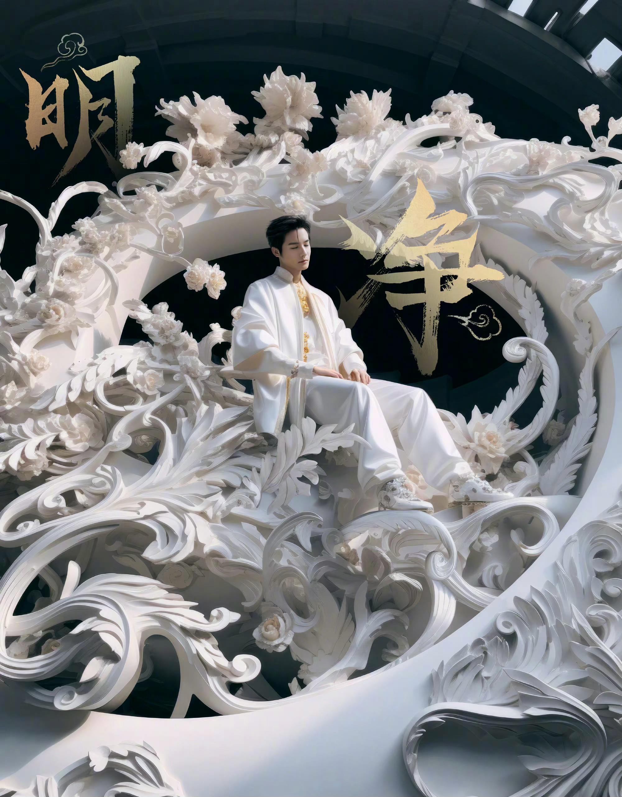 郑业成精彩郑当年横店音乐会,海报赏析.上演国风造型