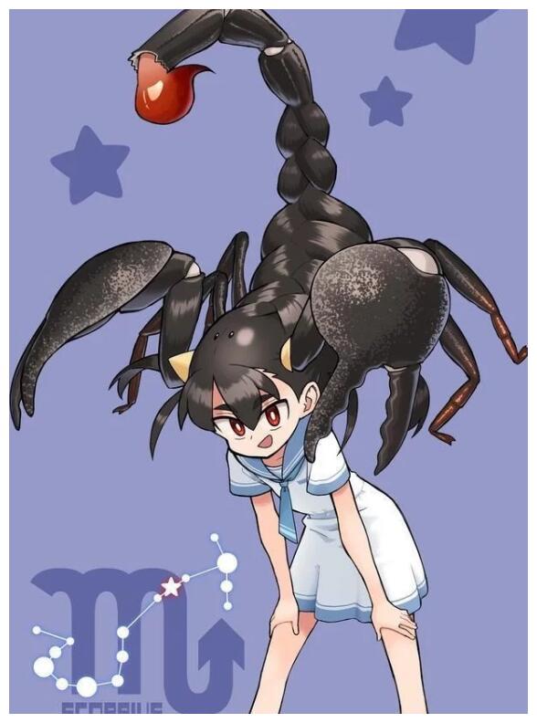蝎子拟人成美少女蚂蚁在拟人成美少女后,像是换上了超进化的装备一般