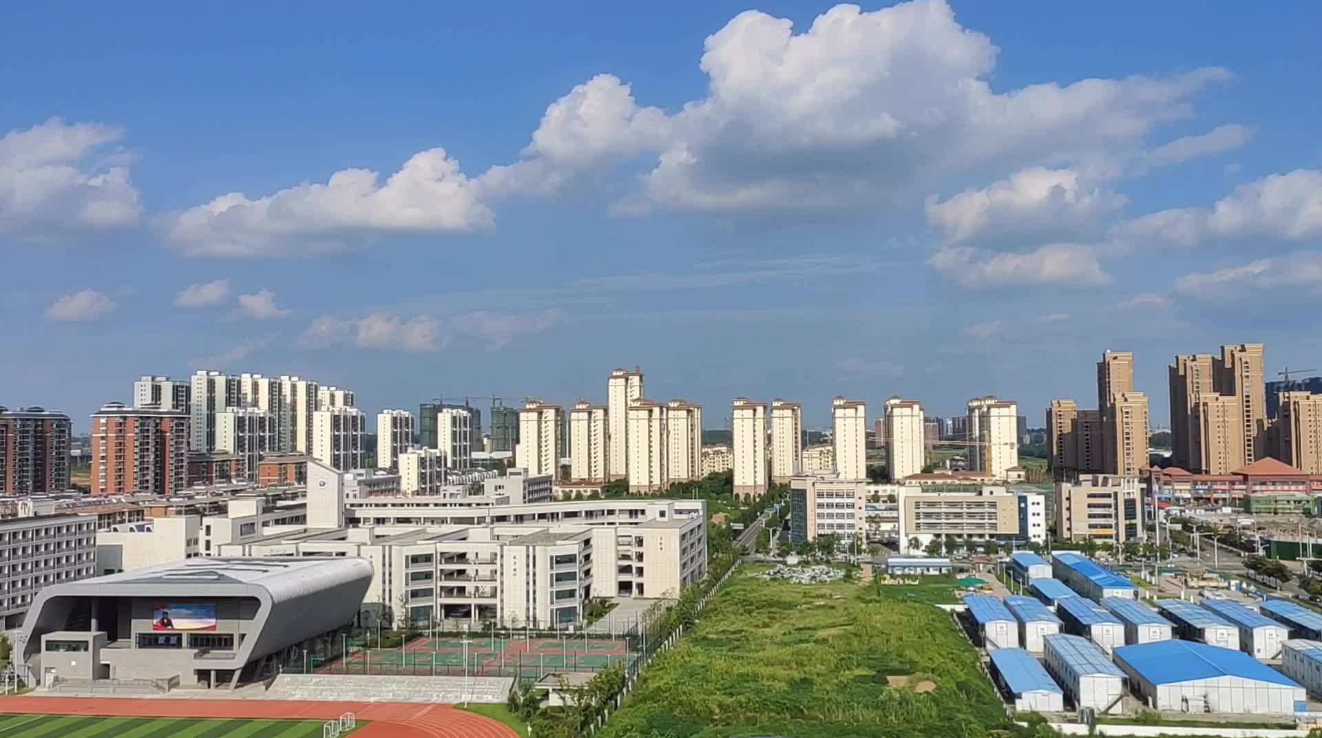 俯拍滁州市琅琊新区壮观城市天际线,带你领略不一样的美!