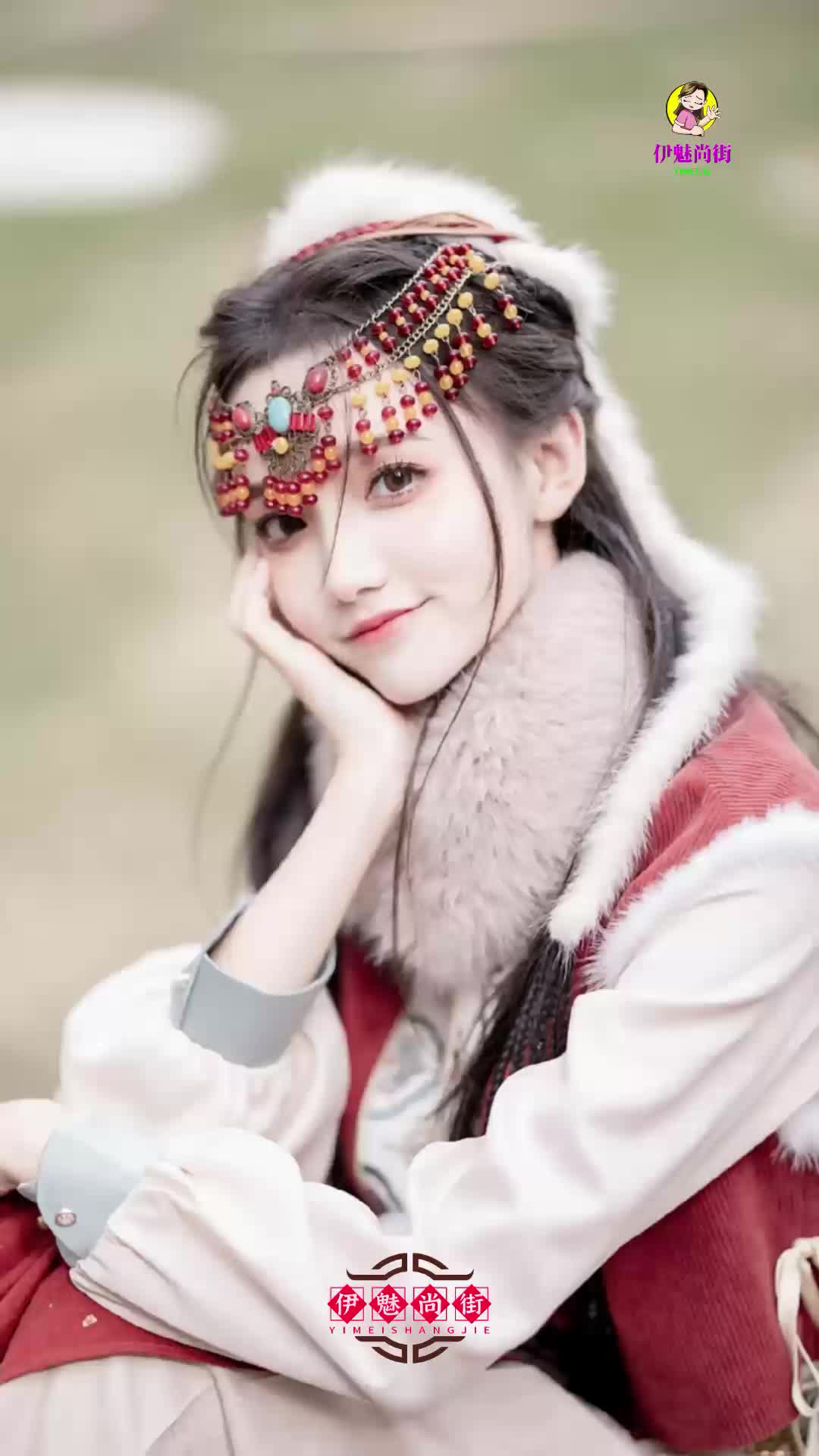 古风东宫女孩看看我们蒙古小郡主可盐可甜