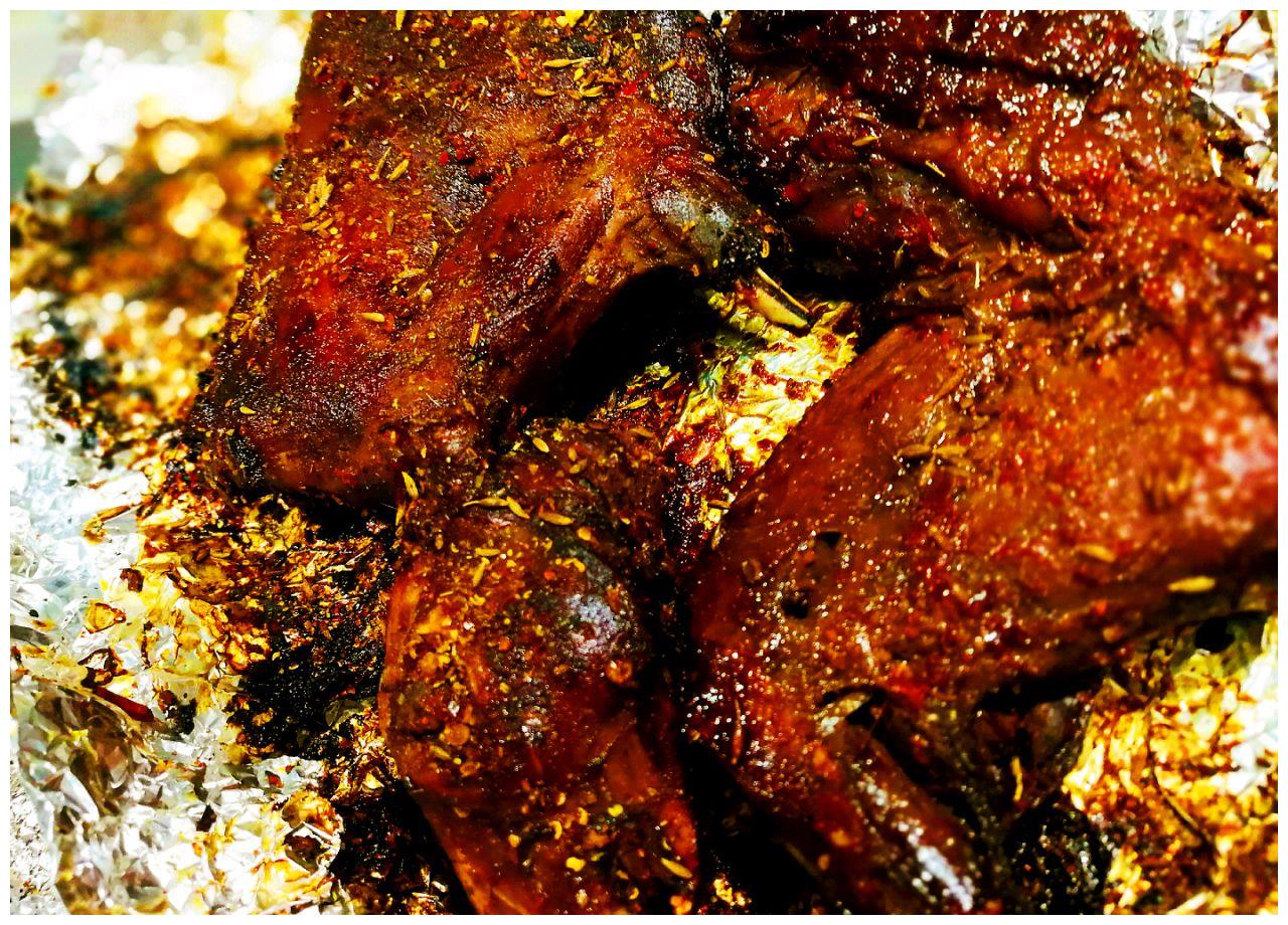 香烤兔肉美味健康营养好吃