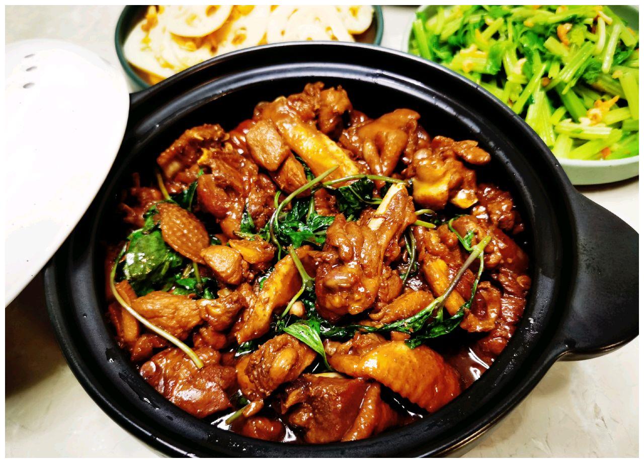 传统名菜   三杯鸡