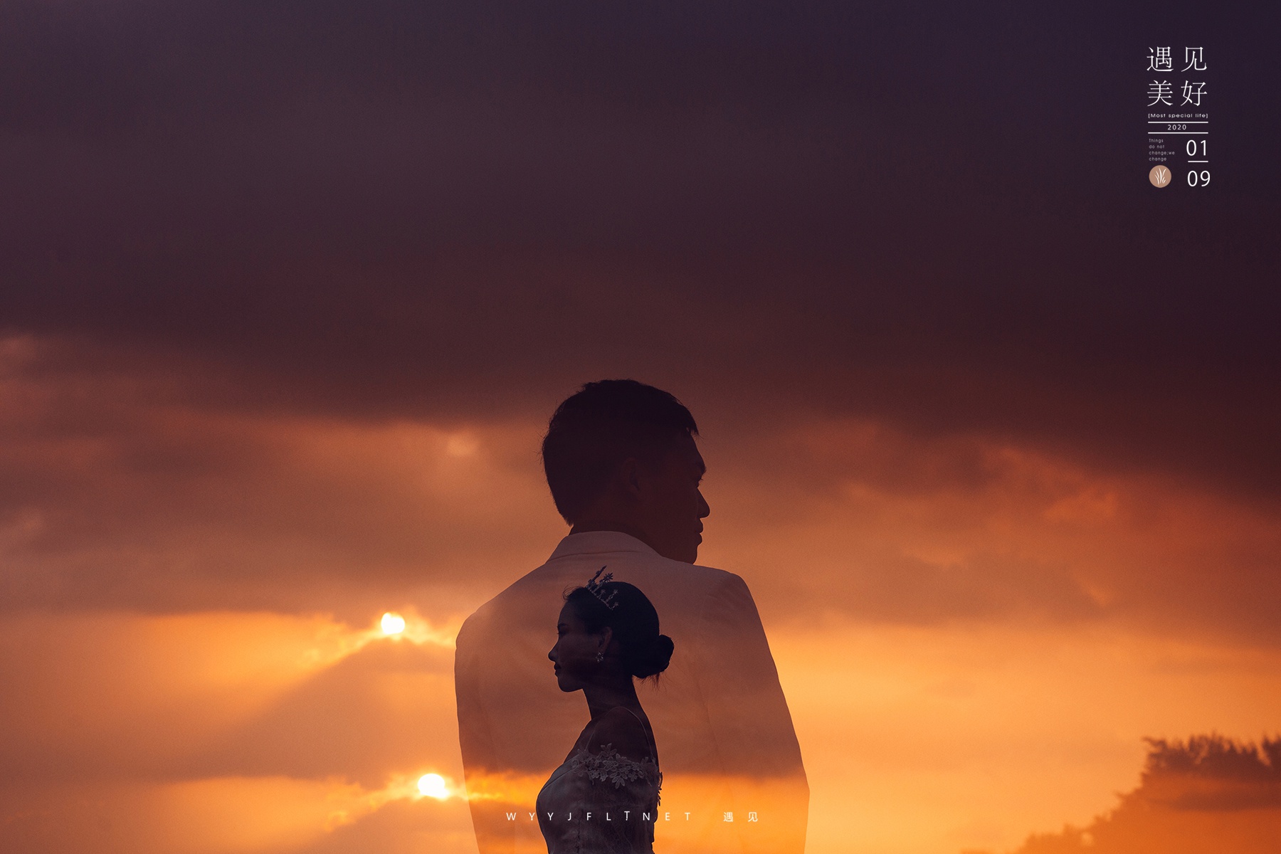 革调摄影教你如何把婚纱照的多重曝光拍的漂亮