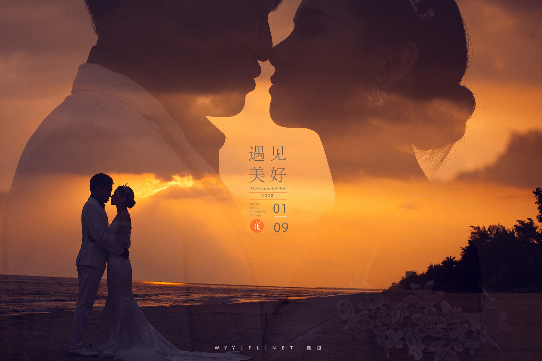 革调摄影教你如何把婚纱照的多重曝光拍的漂亮