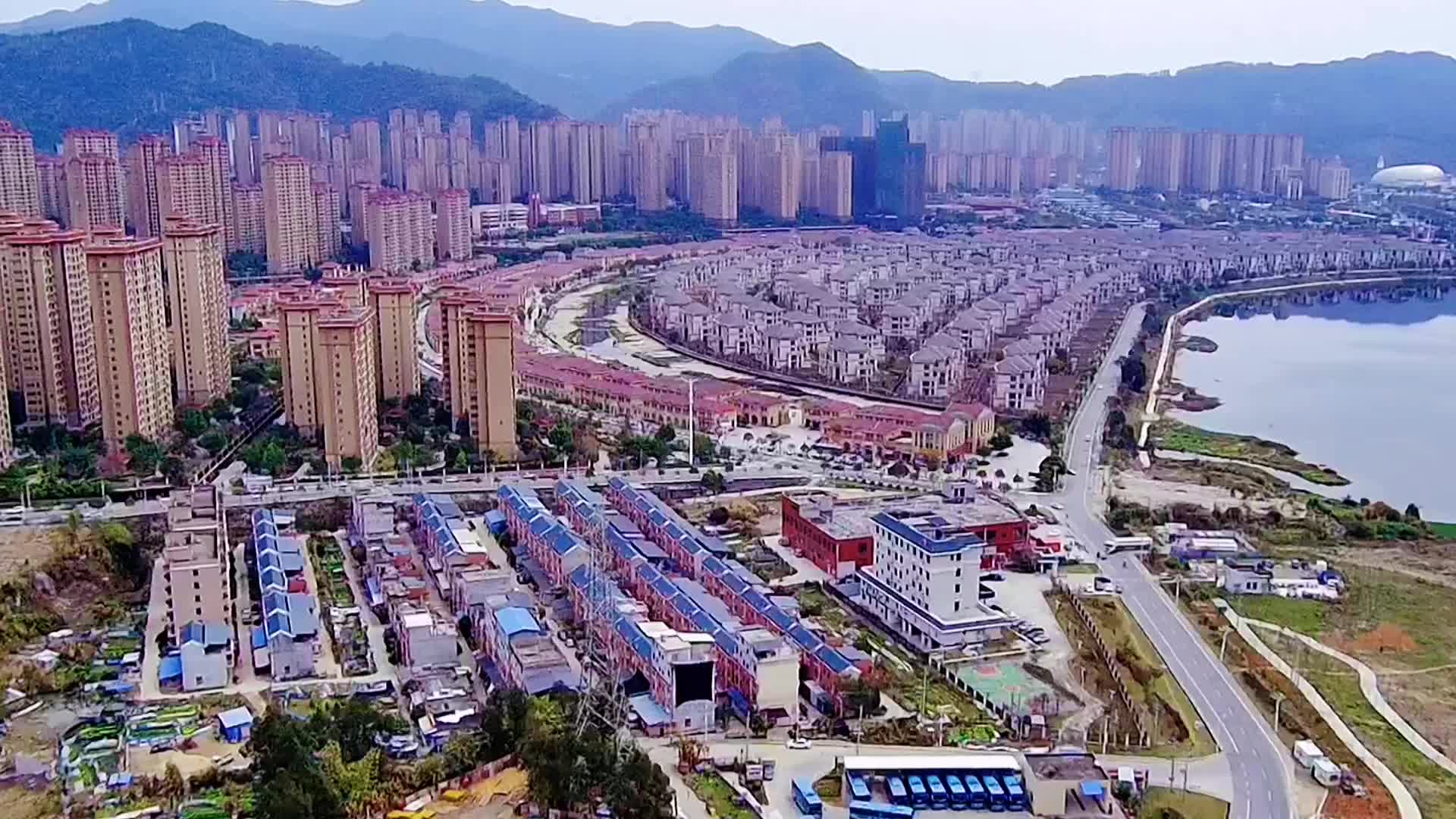 航拍福州连江贵安新天地,风景优美,无比震撼!