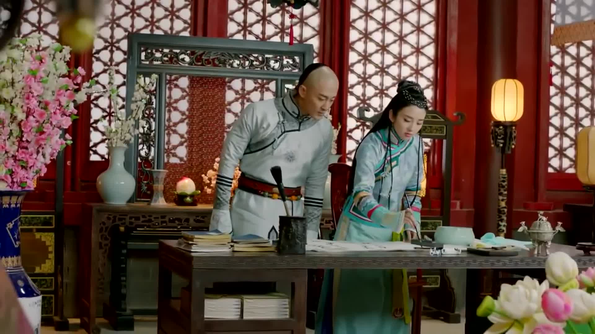 独步天下东哥写字睡着了脸上都是墨水被皇太极无情嘲笑