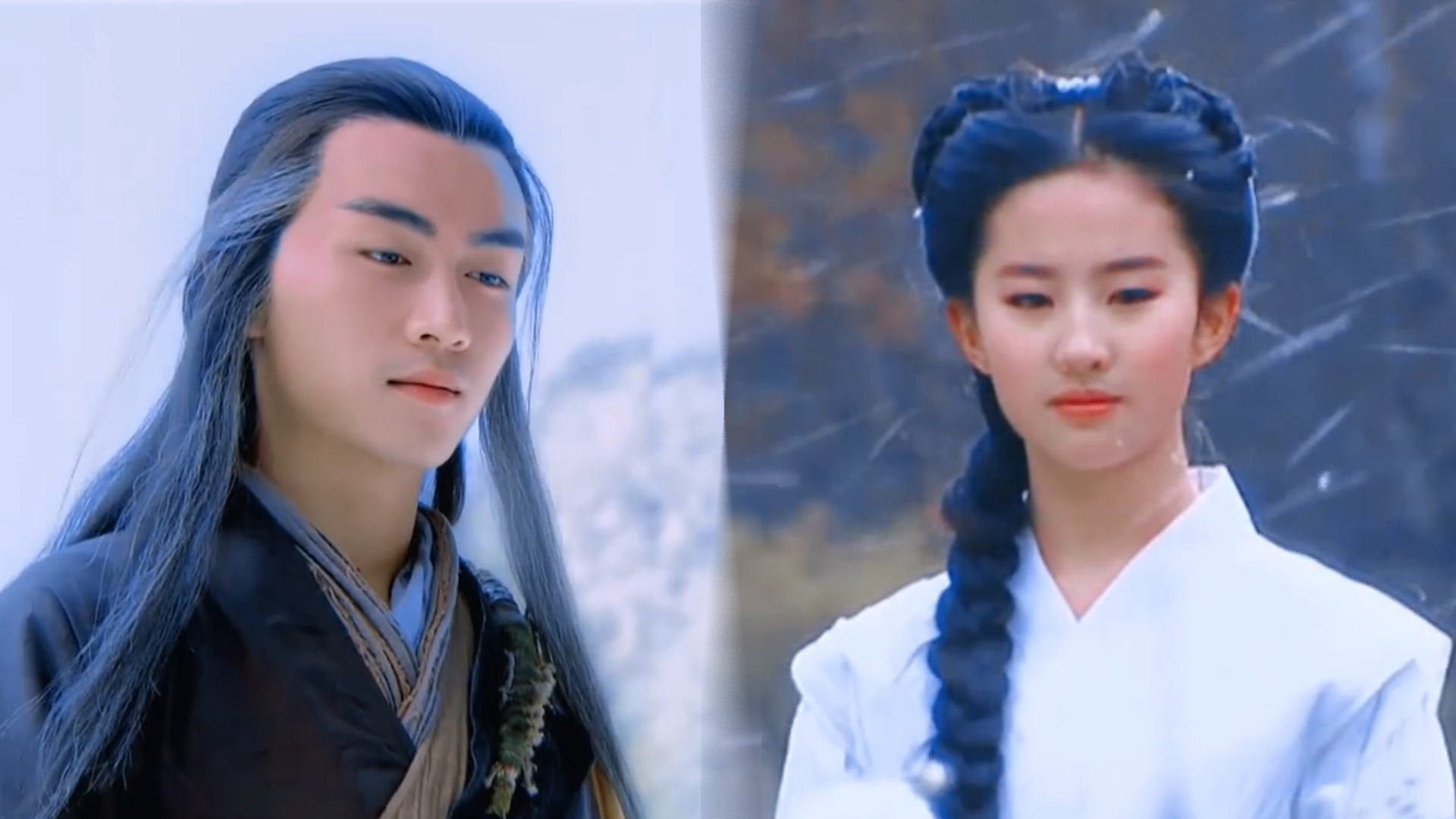 梦幻联动06版小龙女刘亦菲搭戏14版杨过陈晓cp感十足