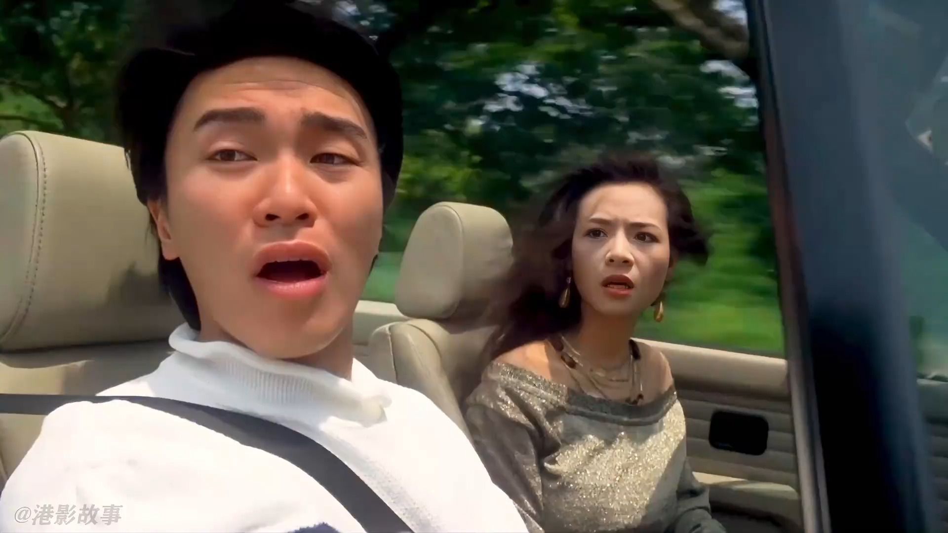 艳绝香港叶子楣，拿下周星驰只需一天，凭一场兜风戏火爆30年！