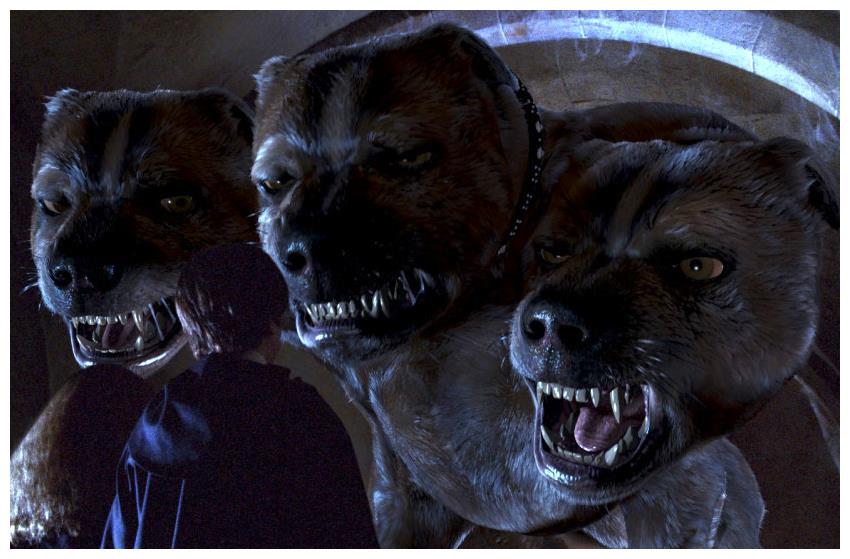 从《哈利波特》的三头犬,聊一聊国外神话中的各种三头怪物或神兽