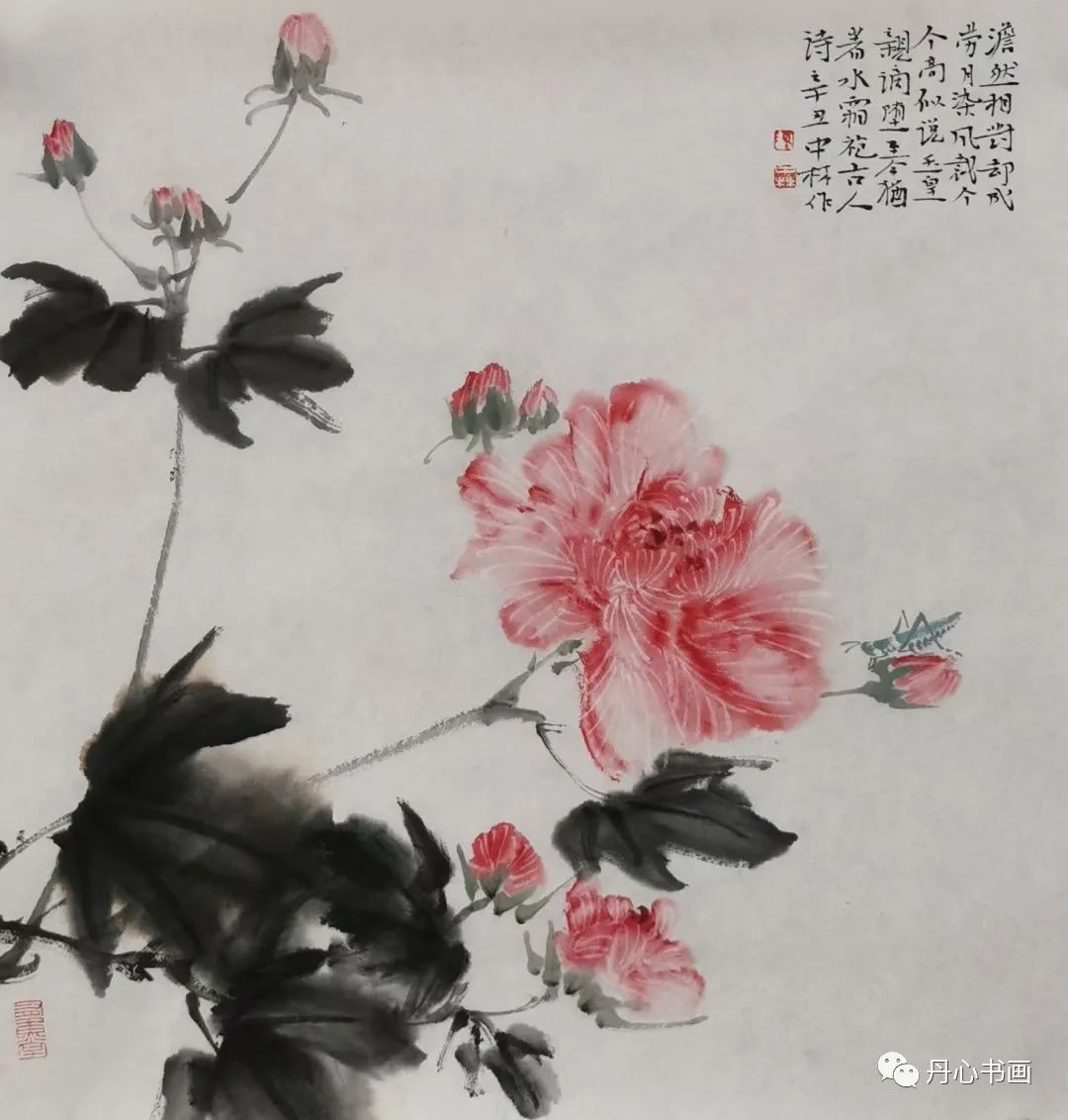 质朴简淡意境悠长花鸟画家陈中林