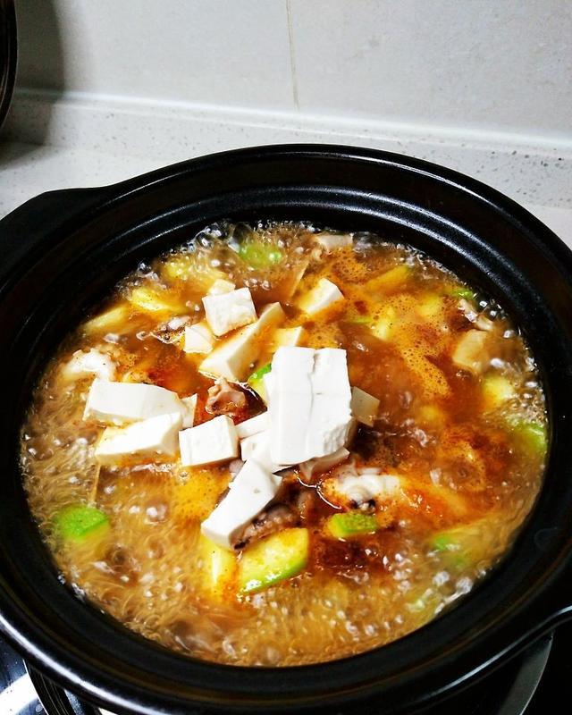 厨房小白的第45道美食韩式大酱汤