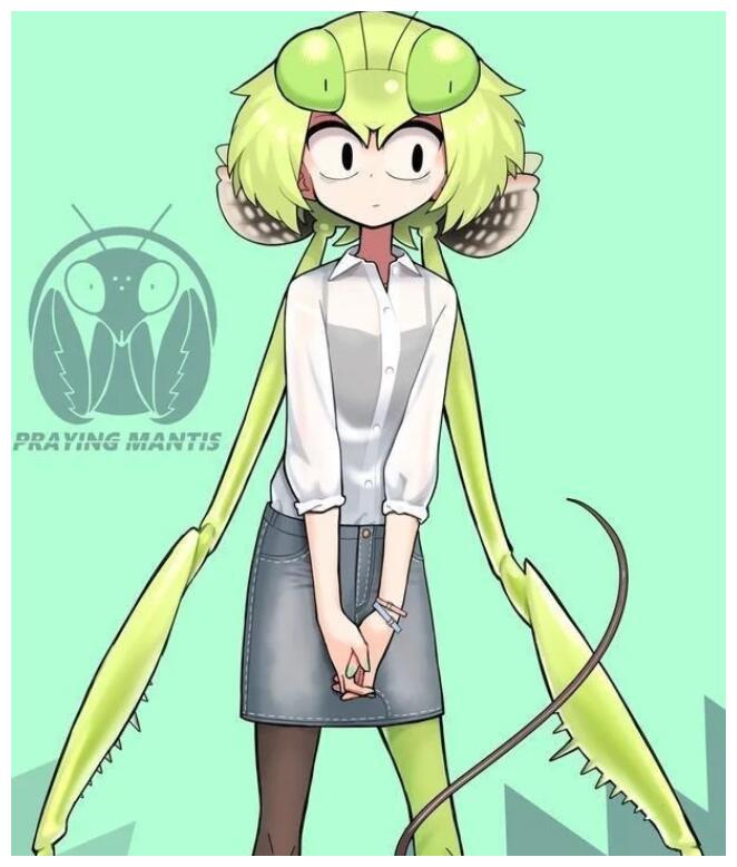 当昆虫拟人化全员化身萌系美少女这样的虫子你还害怕吗