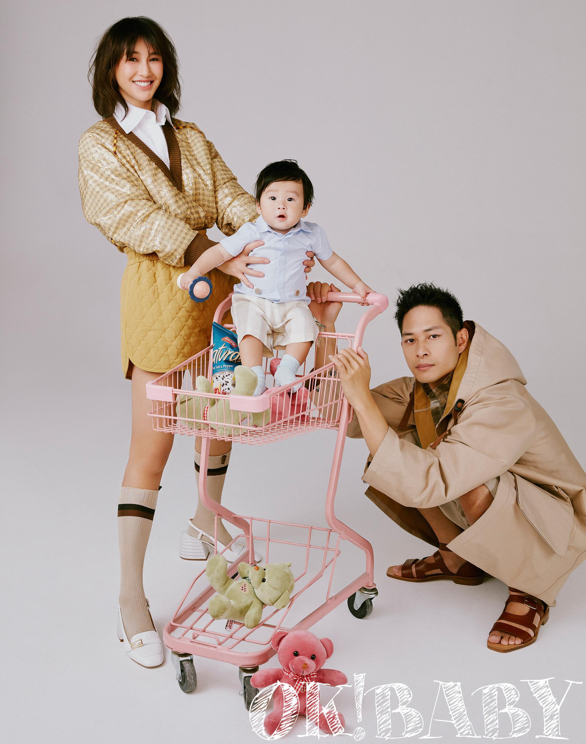 mark陈燃一家三口