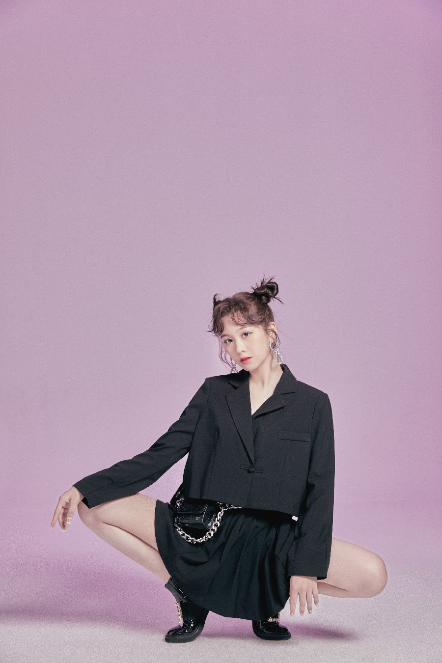 文竹甜飒少女写真古灵精怪尽显俏皮魅力