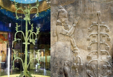 苏美尔石像与三星堆图片