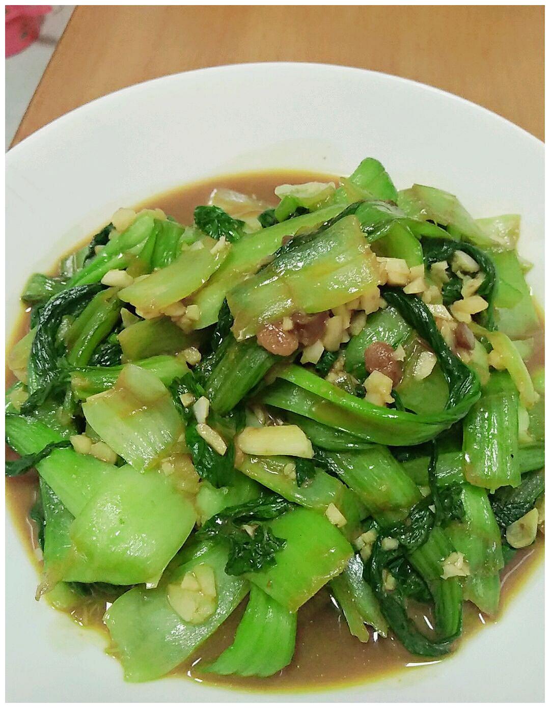 蒜蓉油菜的做法_高清图集_新浪网