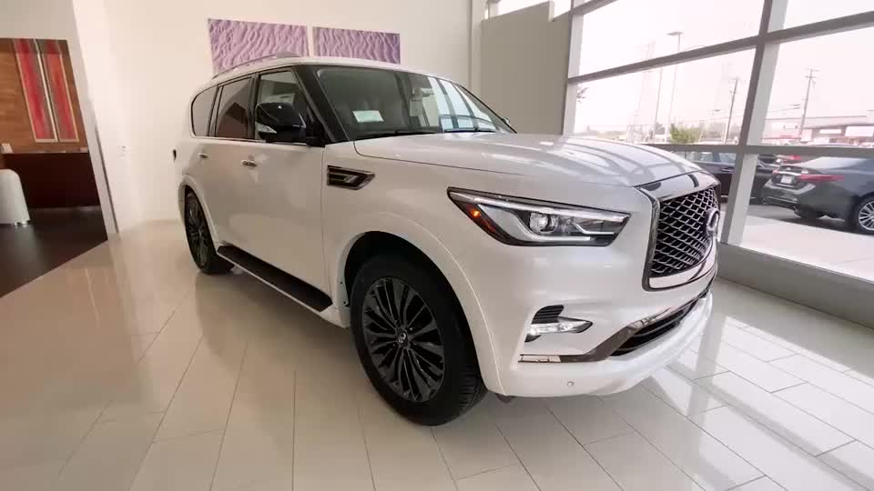 2021款英菲尼迪qx80到店,配置全新升级,买不买宝马x7自己想