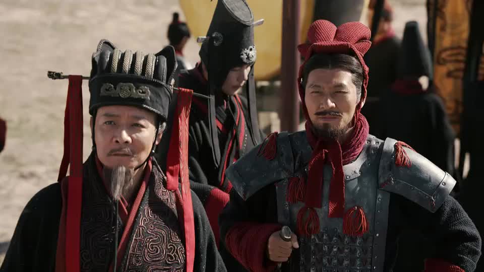 大秦赋蒙骜气势汹汹出征霸气十足不愧是秦国虎狼之将