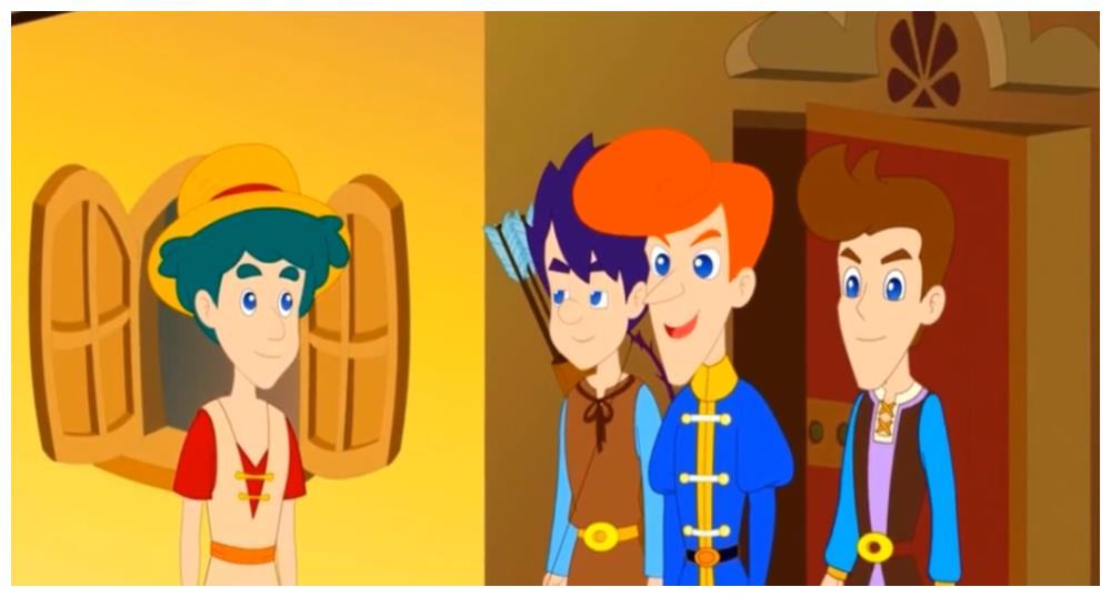 格林童话系列之四个聪明的兄弟中