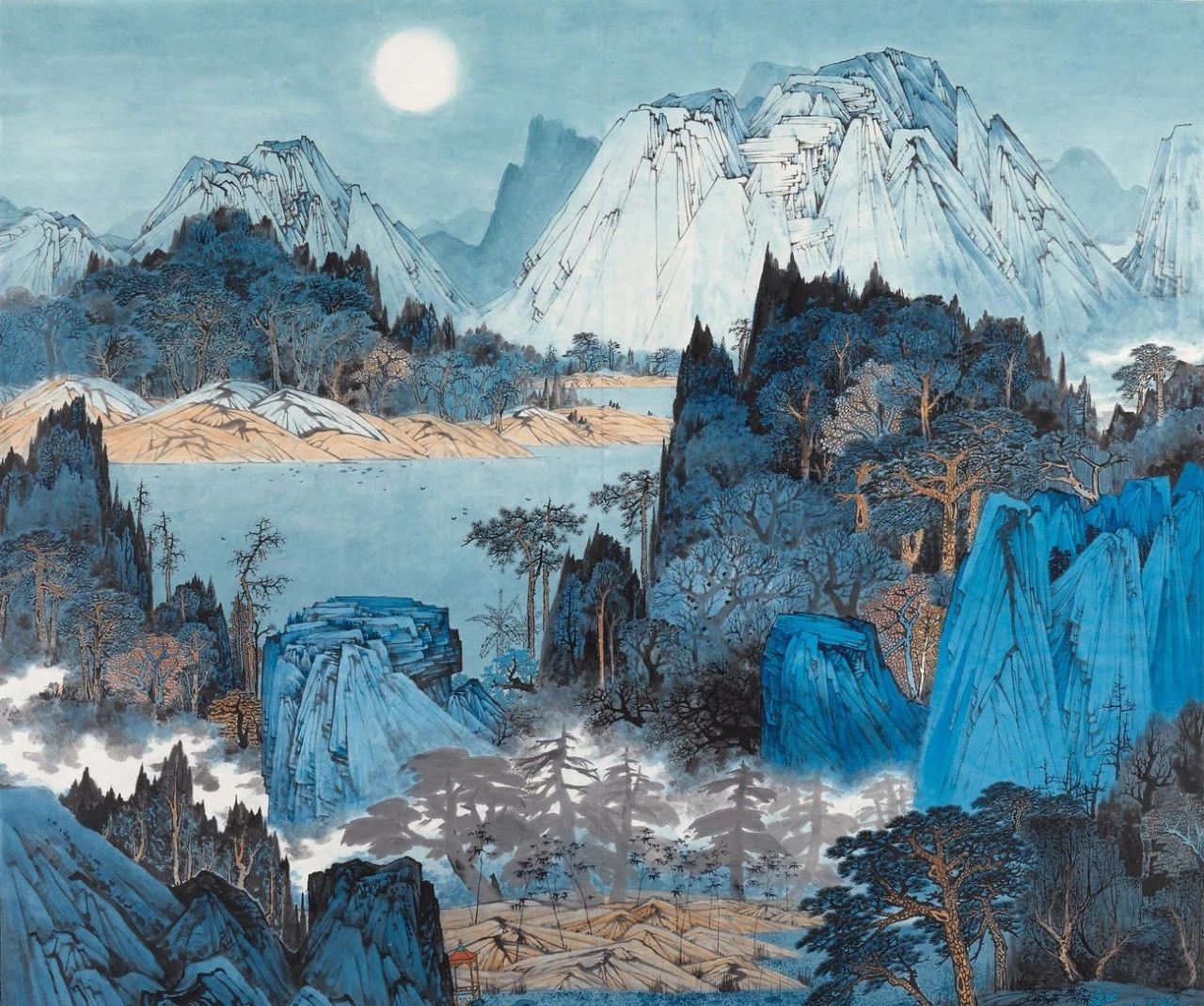 「艺惠藏」画家常潇山水画气势磅薄,笔墨精微,作品尽显高古之美