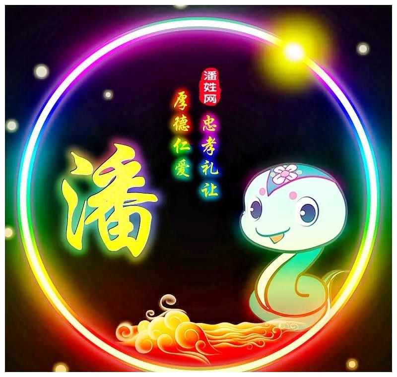 潘字潘氏精神12生肖精美头像全套